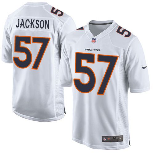 Men Denver Broncos #57 Tom Jackson Nike White Event Game NFL Jersey->denver broncos->NFL Jersey